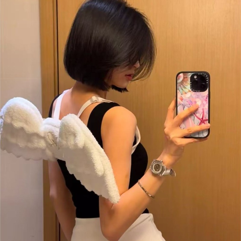 Women'S Japanese Bags - กระเป๋าเป้สะพายหลัง JIAERDI ลายปีกนางฟ้าสีขาวหวาน สไตล์โลลิต้าญี่ปุ่น น่ารัก สำหรับผู้หญิง