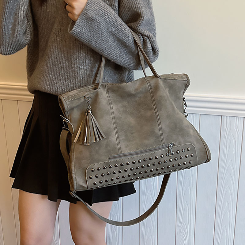 Women'S Tote Bags For Work - กระเป๋าโท้ทขนาดใหญ่สำหรับผู้หญิง รุ่นใหม่ปี 2026 สไตล์เรโทร ลายวิลโลว์ กระเป๋าสะพายไหล่สำหรับเดินทาง