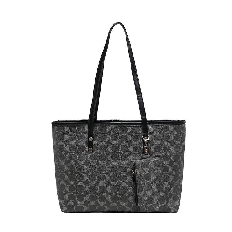 Women'S Vegan Bags - กระเป๋าถือผู้หญิงดีไซน์หรูหราแบบสะพายไหล่ข้างเดียว ลายพิมพ์วินเทจสไตล์ปารีส กระเป๋าถือแฟชั่นขนาดใหญ่ พกพาสะดวก กระเป๋าคลัทช์