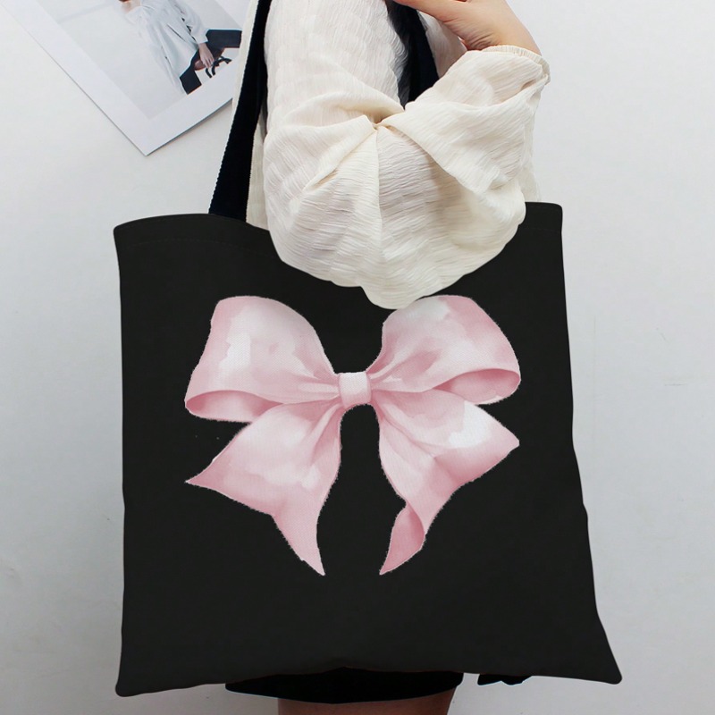 ROMWE กระเป๋าสะพายผ้าแคนวาสลาย - Women'S Tote Bags For Work บทวิจารณ์และราคา