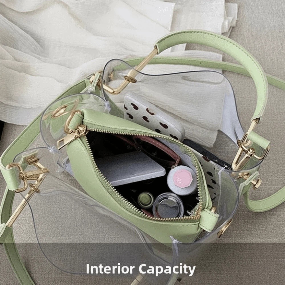 กระเป๋าใสสีลูกกวาด กระเป๋าใสกั - Jelly Bag Clear Pvc บทวิจารณ์และราคา
