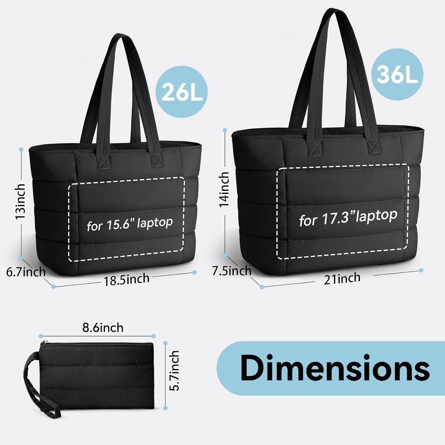 กระเป๋าโท้ทพัฟฟี่สำหรับผู้หญิง - Women'S Tote Bags For Work บทวิจารณ์และราคา