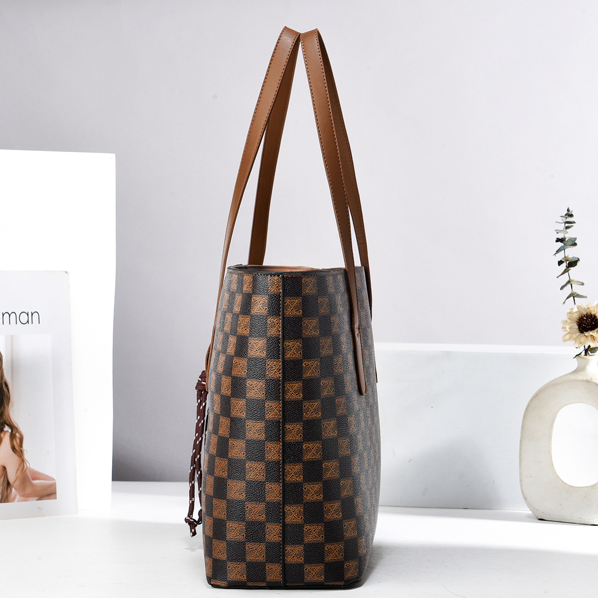 กระเป๋าโท้ท กระเป๋าหนัง PU และ - Women'S Tote Bags For Work บทวิจารณ์และราคา