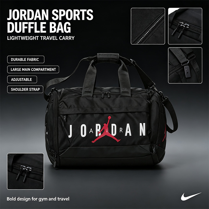 กระเป๋าเดินทางทรงดัฟเฟิล Nike  - Women Bags Jordan บทวิจารณ์และราคา