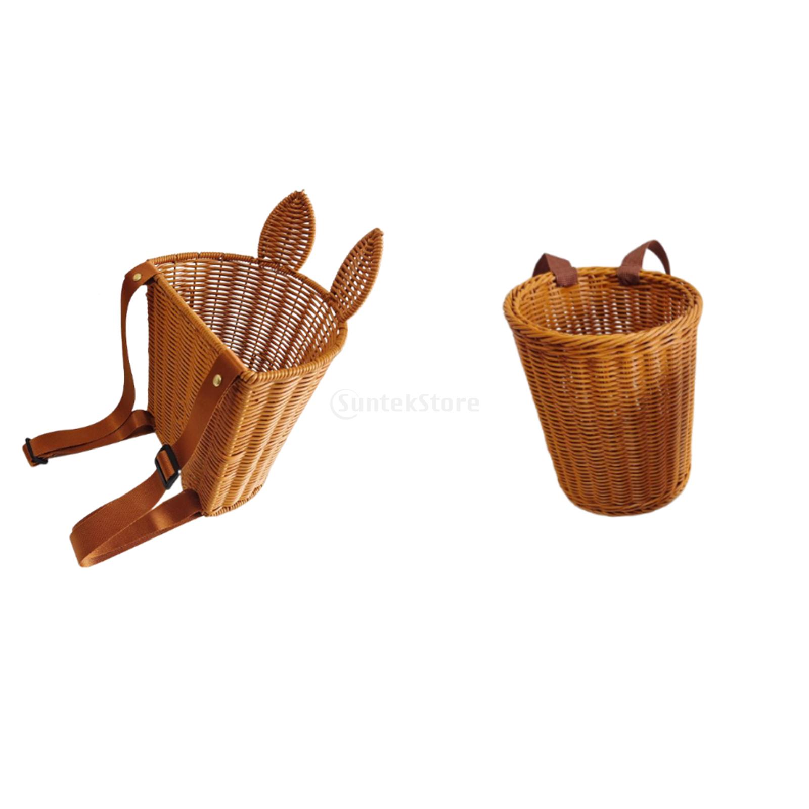 กระเป๋าเป้ตะกร้าสไตล์ชนบท สำหร - Basket Bag Wicker บทวิจารณ์และราคา