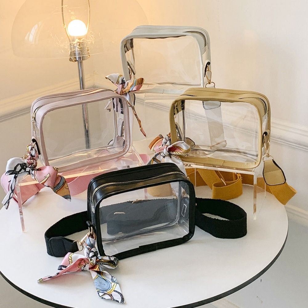 กระเป๋าสะพายข้างเจลลี่ใส กระเป - Jelly Bag Clear Pvc บทวิจารณ์และราคา