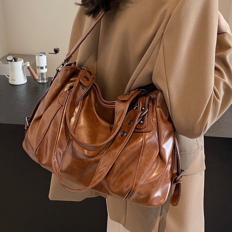 กระเป๋าถือหนังวินเทจความจุขนาด - Women Bags For Airport บทวิจารณ์และราคา