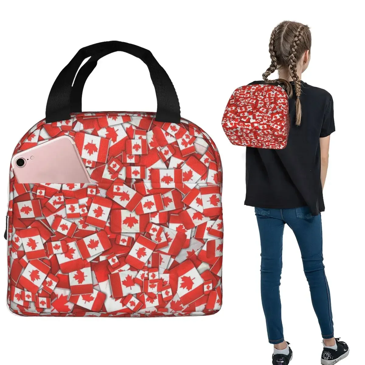 กระเป๋าเก็บอุณหภูมิลายธงชาติแค - Women Bags Canada บทวิจารณ์และราคา