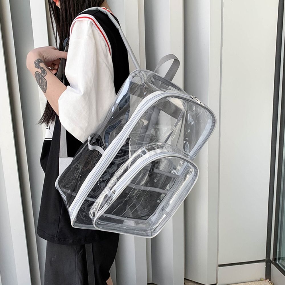 กระเป๋าเป้สะพายหลัง PVC โปร่งใ - Jelly Bag Clear Pvc บทวิจารณ์และราคา