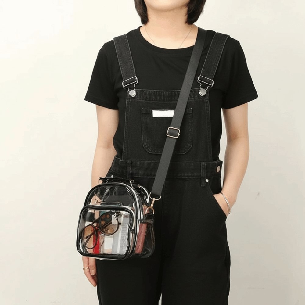 กระเป๋าสะพายข้างกันน้ำแบบใสสำห - Jelly Bag Clear Pvc บทวิจารณ์และราคา