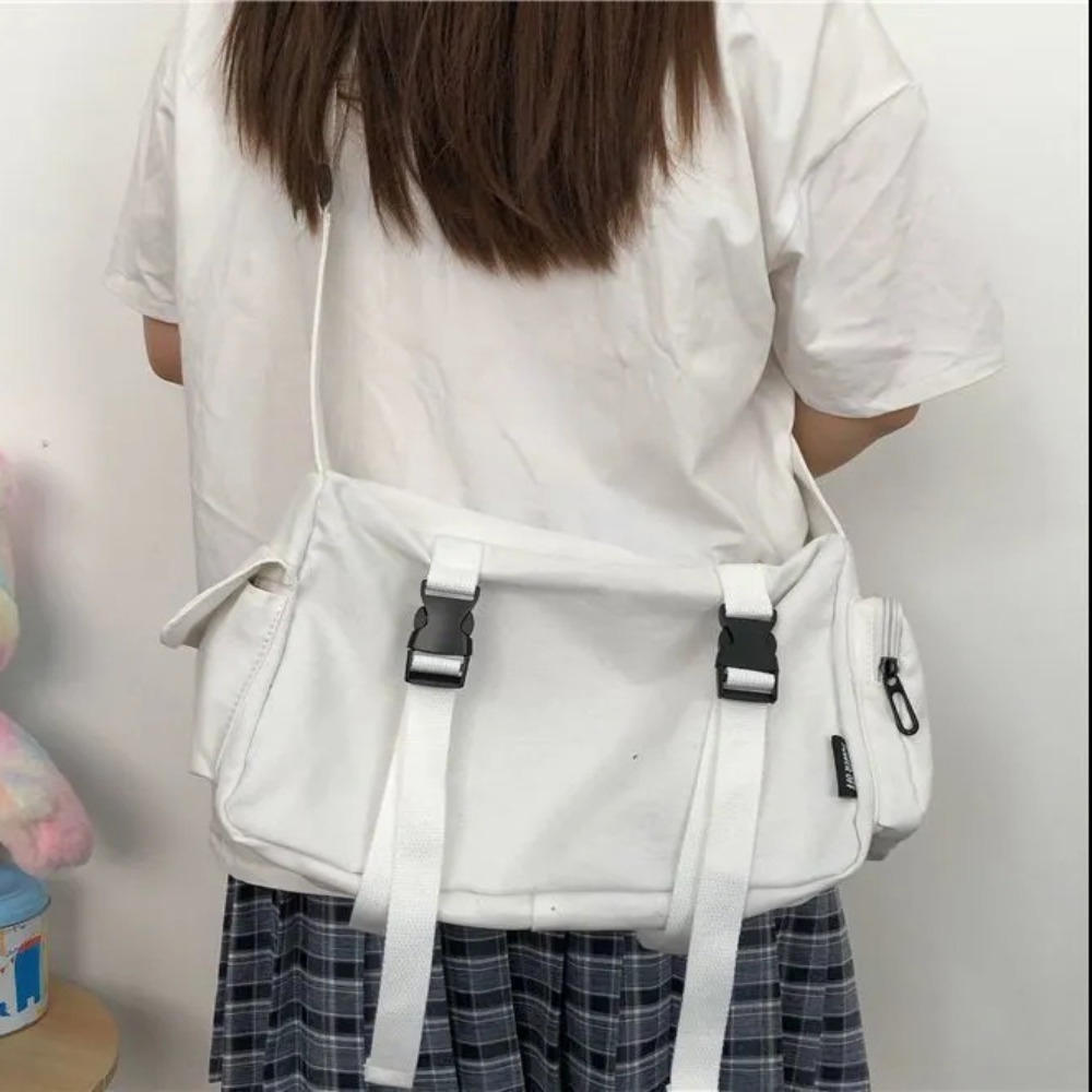 กระเป๋าผ้าใบสีดำดีไซน์ผู้หญิงก - Women'S Japanese Bags บทวิจารณ์และราคา