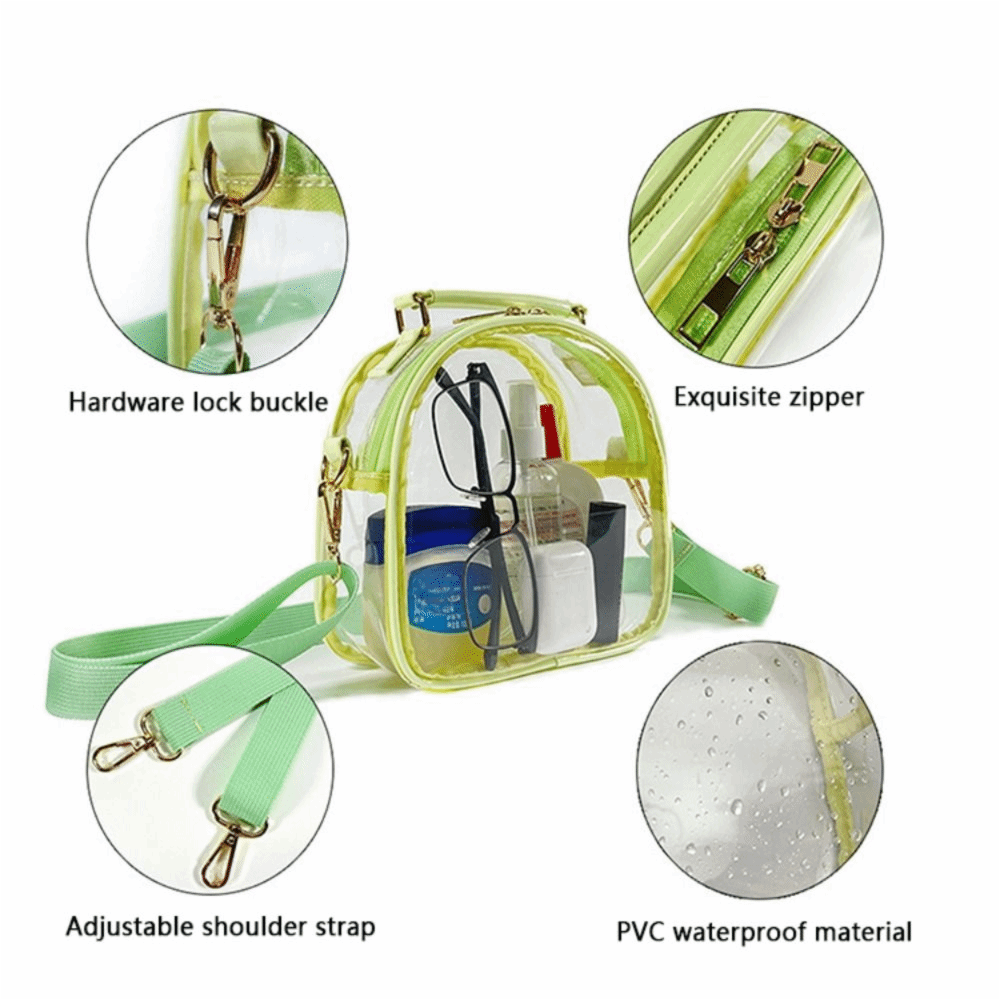 กระเป๋าถือกันน้ำแบบใส ขนาดใหญ่ - Jelly Bag Clear Pvc บทวิจารณ์และราคา