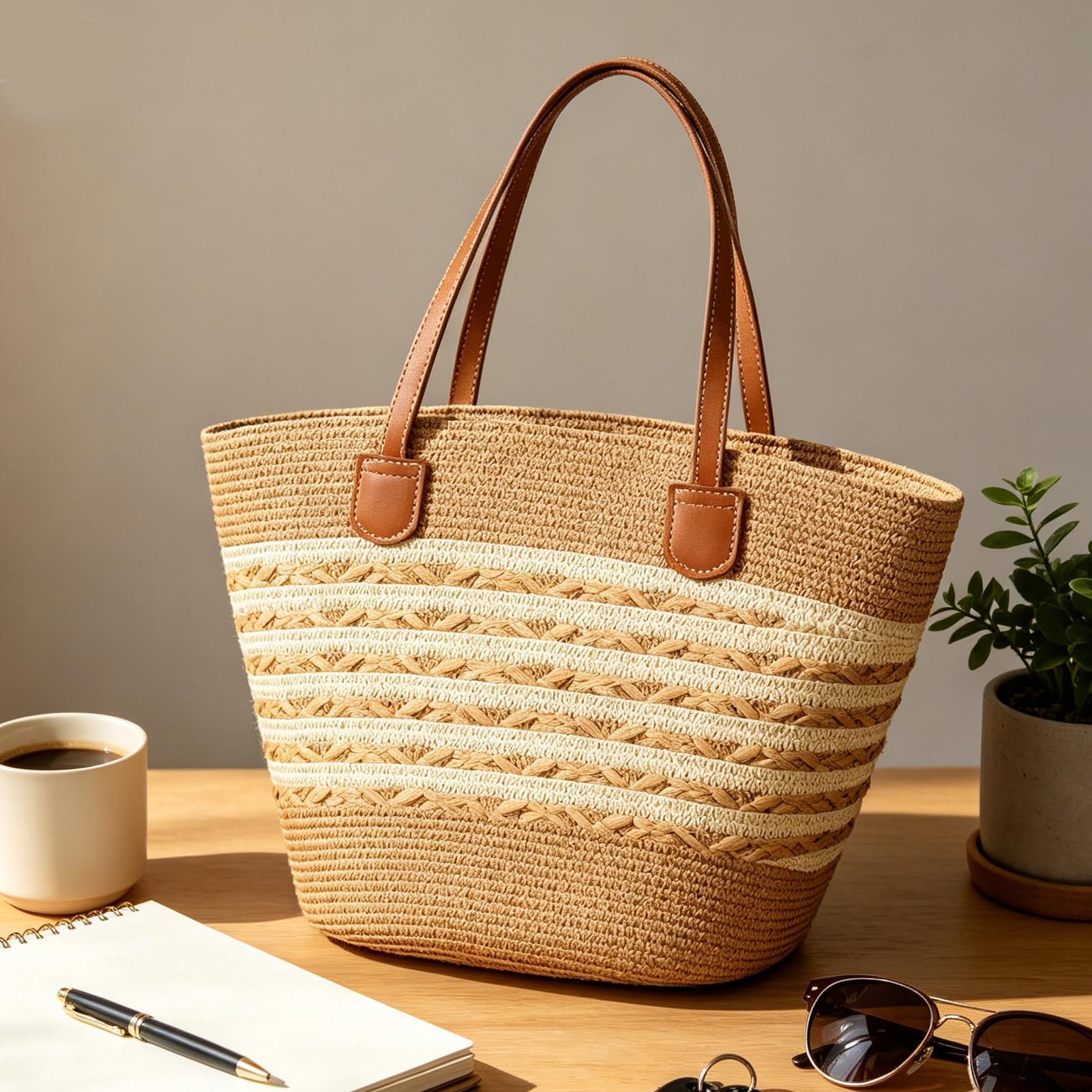 กระเป๋าโท้ททรงโบโฮขนาดใหญ่ ดีไ - Women Bags New บทวิจารณ์และราคา
