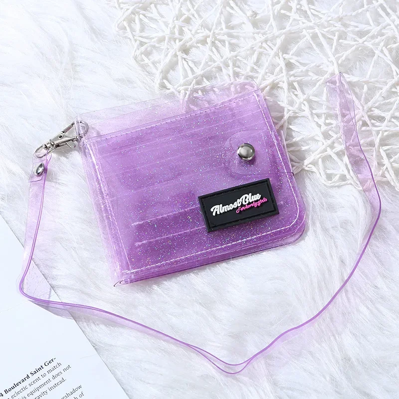 โปร่งใสผู้หญิงกระเป๋าสตางค์ PV - Jelly Bag Clear Pvc บทวิจารณ์และราคา